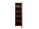Display Cabinet transparent acrylic plate Doors, Curio Storage Cabinet 5 Shelves, Bookcase W331P380593