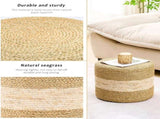 Handmade Woven Foot Stool Natural Seagrass Ottoman for Home Decor & Seating 74540034