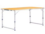 4Ft Portable Multipurpose Folding Table wood grain color 36163204