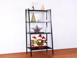 4 Tier Iron Bookshelf, Freestanding Metal Bookcase Storage Shelf for Books and Decor, 23.62 13.78 07424315