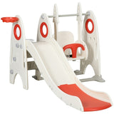 ZUN Kids Swing and Slide Set 21329538