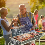 16.7x10x17.7in Portable Charcoal Grill Foldable BBQ Suitcase Grill Shelf For Outdoor Camping Picnics 96506624