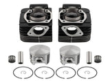 Engine Cylinder Piston Top End Rebuild Kit fit for Yamaha RD350 1973 1974 1975 00677144