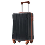 Hardshell Luggage Sets 3 Piece Carry-on Suitcases with Wheels, TSA Lock for Men Women-Black 15975754