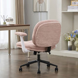 Cross Legged Chair with Flip-up Armrests, Cross Legged Office with Wheels, Comfy Swivel 33583176