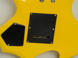 Novice Flame Shaped Electric Guitar HSH Pickup Bag Strap Paddle Rocker Cable Wrench Tool Yellow 31817892