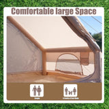 Inflatable Tent With Pump,Glamping Tents For 4-6 Person, Easy Setup 4 Season Waterproof Outdoor 66179239