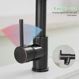 Commercial Kitchen Faucet with Pull Down Sprayer, Single Handle Single Lever Kitchen Sink Faucet W1932P155917