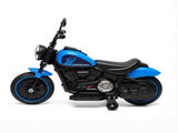 6V Blue Kids Electric Motorcycle Training Wheels, Single-Button Start Toddler Toy 83958940