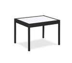 ZUN Gibson 3-Piece Dry Erase Kids Table & Two Chair Set, Black B022P174727