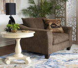 Camero Fabric Pillowback Arm Chair, Brown T2574P195451