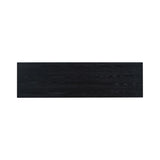 U_STYLE Uniquely Designed Oak Veneer Console Table with Distinctive Side Shapes, Suitable for N711P170550B