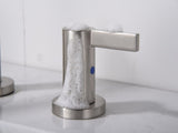 Bathroom Faucet For bathroom Sink With Two Handles, Pop Up Drain And Supply Lines B2724P501297