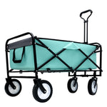 ZUN 360lbs Collapsible Foldable Wagon Cart with strapping system ,Beach Wagon Utility Cart Utility Wagon W2932P234994