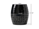 12" Accent Side Table, Cylindrical Design End Table for Living Room, Family Room, or Entryway, 06358658
