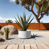 Heavy Duty Corten Steel Round Raised Garden Bed Kit 15.5" Dia. x 12" H. Pre-Rusted Metal Planter W3077P276888