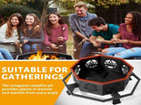 43-inch outdoor fire pit 85566616