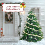 ZUN Christmas Tree, 6FT Artificial Christmas Tree with 1471 PE&PVC Mixed Branch Tips, Holiday 57472542