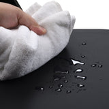 Upholstered folding chair, space saving,,easy to carry, 4PCS,Black cushion/Black shelf,Dining room W495P193665