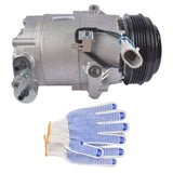 12V A/C Compressor with 5-Groove Pulley Fits for Can-Am Defender HD10 4x4 Limited DPS 2020-2023 UTV/ 61642211