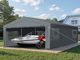 10X20FT Carport Car Port Canopy Grey 77637470