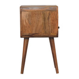 Artisan Furniture Solid Wood Mini Oakish Curve Open nightstand B182P279313