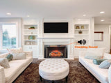 28inch Infrared Electric Fireplace Insert, Touch Panel Home Decor Heater, With Cracking Sound 73813712