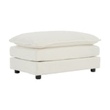 Chenille Fabric Ottomans Footrest to Combine with 2 Seater Sofa, 3 Seater Sofa and 4 Seater Sofa, W714P152264