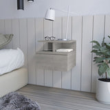 Nightstand Floating Flopini, Bedroom, Concrete Gray B092142830