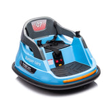 ZUN 12V ride on bumper car for kids,1.5-5 Years Old,Baby Bumping Toy Gifts W/Remote Control, LED W1396126982