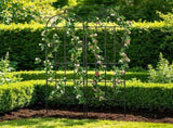 2 Pack 71 x 20 in Rustproof Metal Garden Trellis for Climbing Plants, Decorative Support for Roses, 33965153