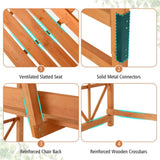 2-in-1 Multifunctional Garden Arch Bench - 39x15.5 Seat Size, 660 lbs Capacity, Fir Wood with 83665521