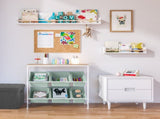 6-Bin Utility Organizer Storage Cart, for Home Office, School, Classroom, Scrapbook, Hobby, Craft, 88083956