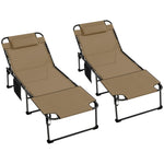 ZUN Folding Lounge Chairs / beach chair （Prohibited by WalMart） 02720579