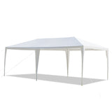 3*6m Non-Cloth PE Cloth Plastic Sprayed Iron Pipe Outdoor Party Tent White 08645783