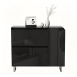 () 2-Drawer Flip-Up 1 Side Door with Bottom Lighting Shoe 22408430