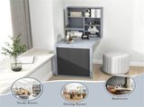 Gray wall mounted office desk 67652279