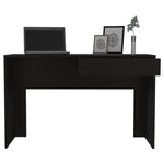 ZUN Acre Writing Computer Desk, One Drawer -Black B20091886