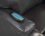 Gunmetal 2-Cup Holder Power Lift Recliner B062P215440