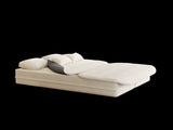75''2-in-1 Foldable Sofa,Convertible Sleeper Foam Sofa Bed with Multi Functional Blanket, Corduroy W834P317044
