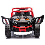 ZUN 24V Kids Ride On UTV,Electric Toy For Kids w/Parents Remote Control,Four Wheel suspension,Low W1396P163687