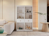 31.5x66.73x15.75inch White Two Side Storage Cabinet With Drawers for Bedroom, Living Room, Bathroom W5290P533268