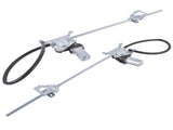 2Pcs Front Driver and Passenger Power Window Regulator with Motor Fit for Freightliner FLD112 120 67214842
