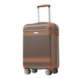 Hardshell Luggage Sets 3 Piece Carry-on Suitcase Double Spinner Wheels with TSA Lock for Men Women, N730P167717