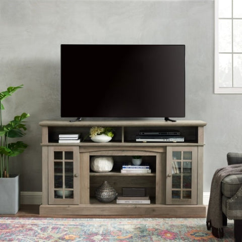 ZUN Classic TV Media Stand Modern Entertainment Console for TV Up to 65" with Open and Closed Storage W1758109203