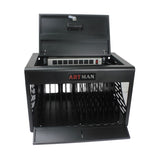 16 Bay Charging Cabinet for Laptop,Chromebook, Locking Charging Station-BLACK W110272272