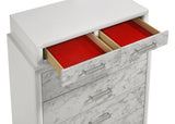 Soul Modern Style Chest Made with wood in White G150108659