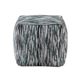 Modern Multi-Color Fabric Upholstered Ottoman, Non-Slip Floor, Bean Bag Chair, 1pc Sitting B011P251660