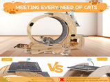 Cat Wheel 6-in-1 Cat Exercise Wheel,Upgraded Cat Wheel Exerciser for Indoor Cats,Large Cat 27068312