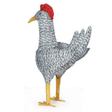 2FT Lighted Christmas Rooster Outdoor Decoration, Weather Proof Plush Rooster Christmas Ornament 25775600